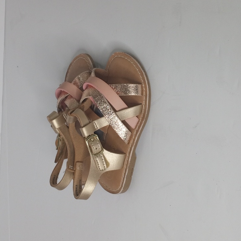 Girls Kids Cat & Jack Brown Baby Sandals - Picture 2 of 9